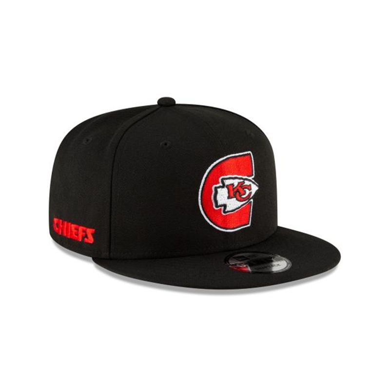 NFL Kansas City Chiefs Logo Mix 9Fifty Snapback (ITS7127) - Red New Era Caps